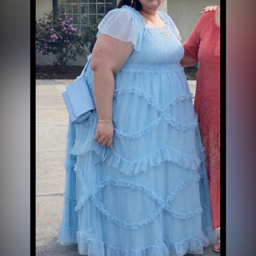 Blue JessaKae Tule Dress - Picture 2 of 2